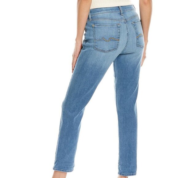 7 For All Mankind NWT Josefina Feminine Boyfriend Women's Jeans size 31 - Picture 2 of 16